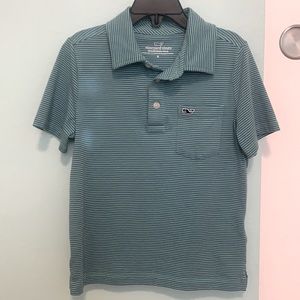 Vineyard Vines Boys Short Sleeve Stripe Polo, 6